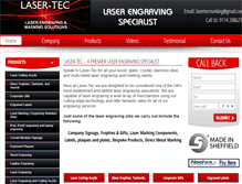 Tablet Screenshot of laser-4.co.uk